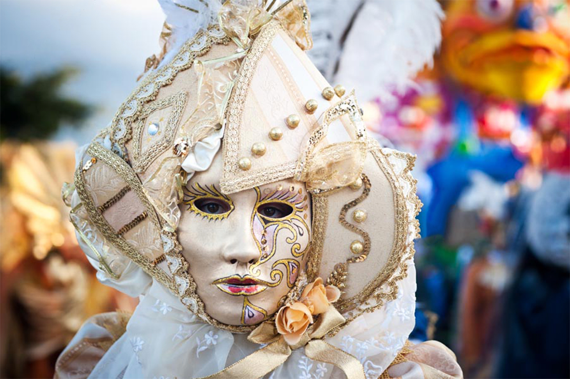 Una maschera del Carnevale di Termini Imerese