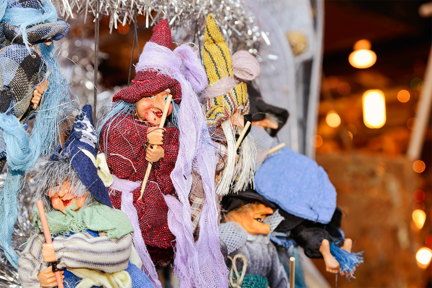 Los tradicionales mercadillos en ocasión de la Befana de Piazza Navona