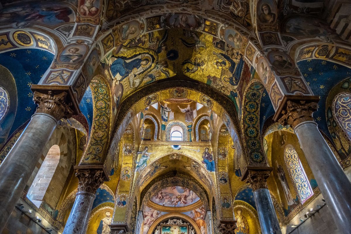 Los espléndidos mosaicos de la Iglesia de la Martorana - Palermo