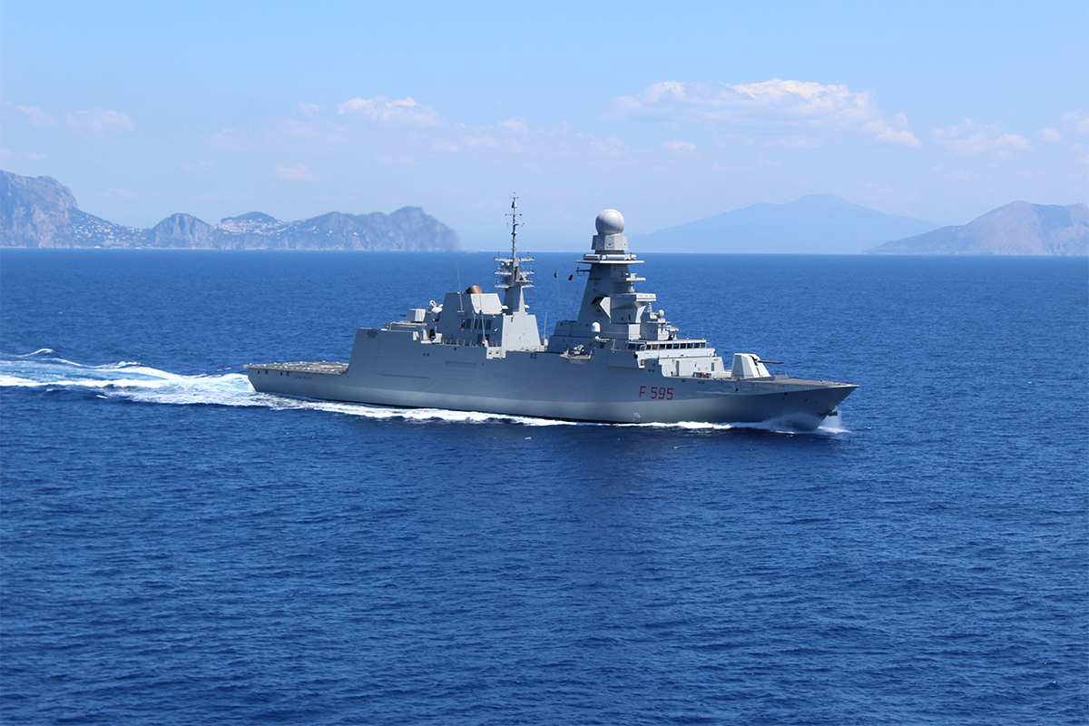 Nave Luigi Rizzo della Marina Militare. Fonte: marina.difesa.it Nave Luigi Rizzo della Marina Militare. Fonte: marina.difesa.it