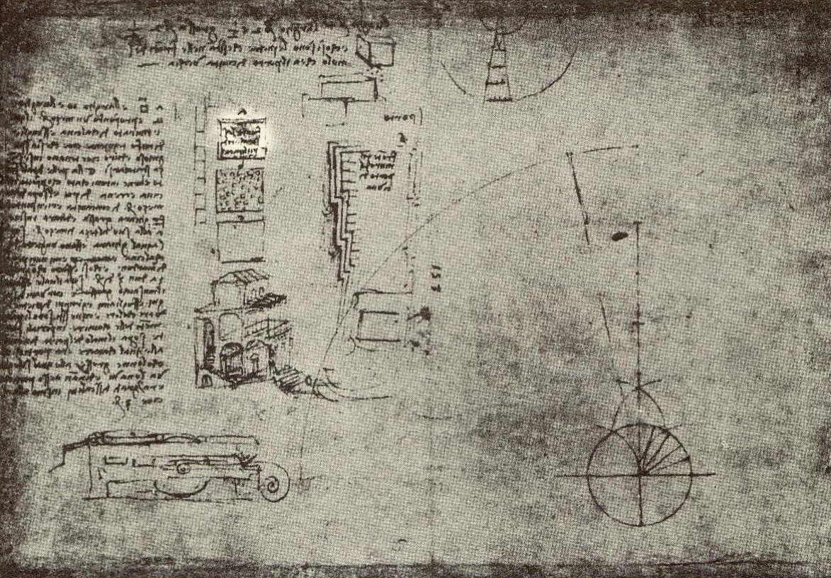 Codice Atlantico di Leonardo Da Vinci: foglio n.63