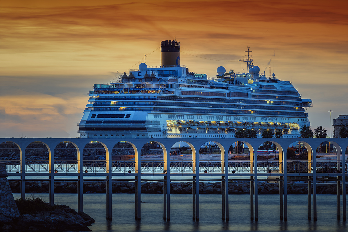 Cruises departing from the port of Civitavecchia, in December - Photo by Marcello Tedeschi