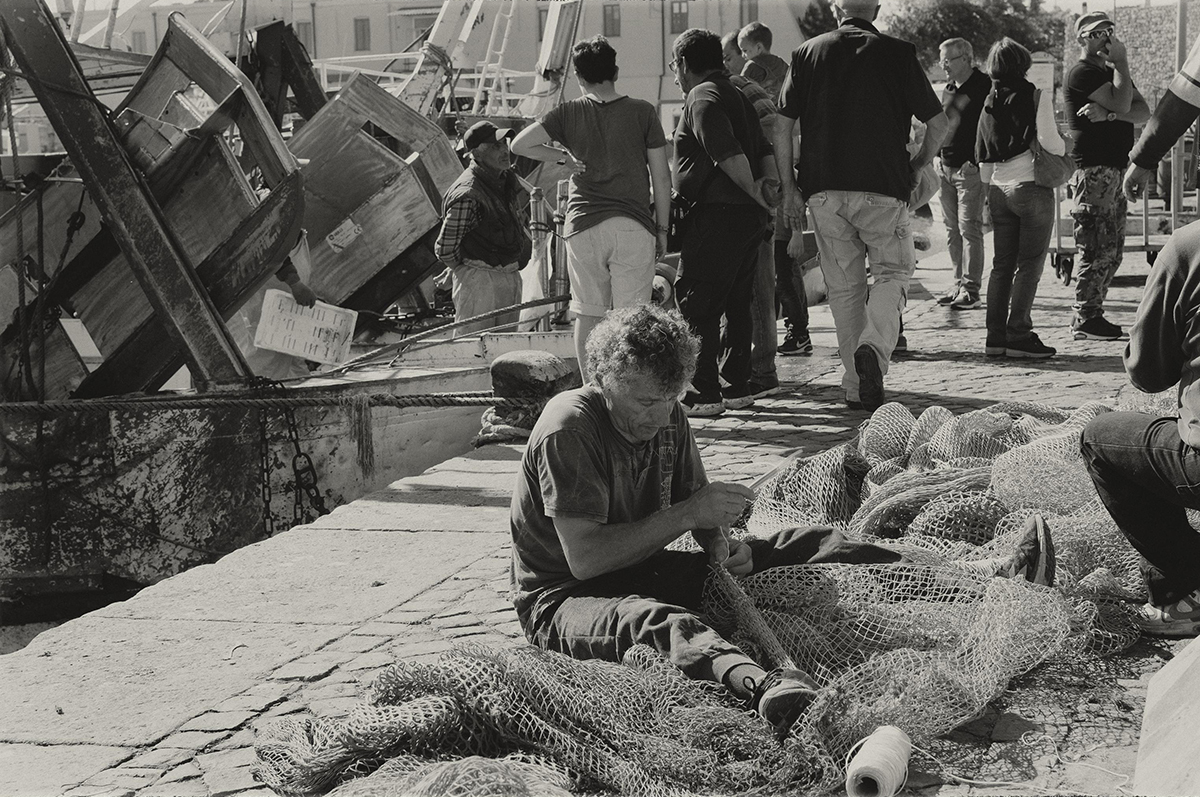 Cartoline da Civitavecchia 2017 - Pescatore di Marcello Tedeschi