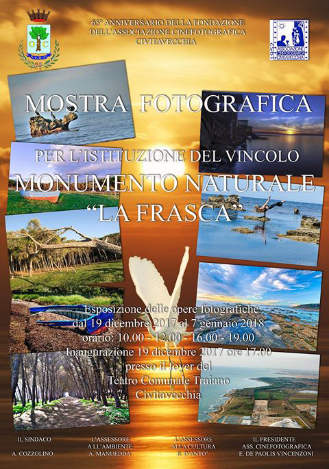 La Poster de la Muestra dedicada a la Frasca - Asociación Cinefotográfica de Civitavecchia