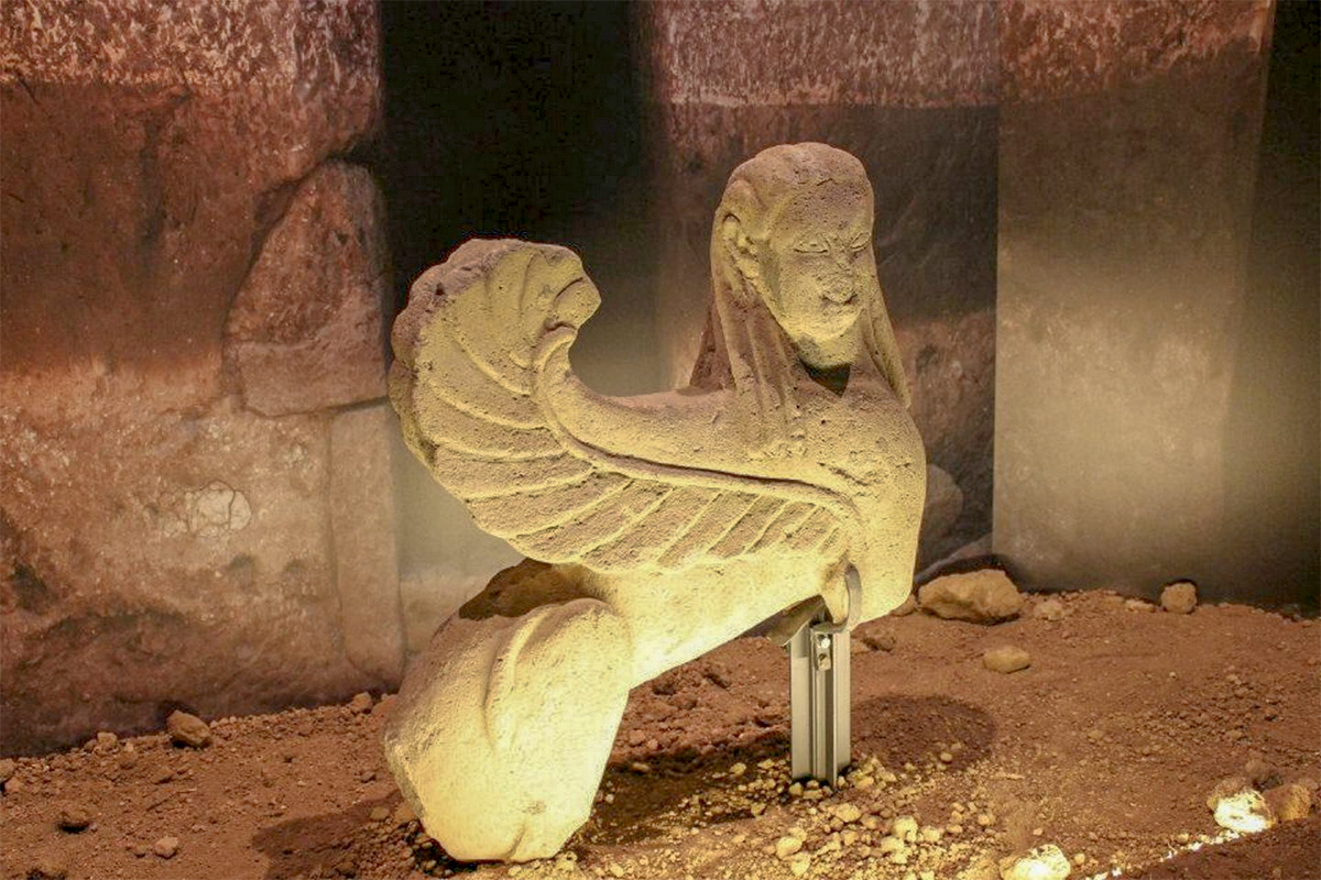 Museo Archeologico Vulci, Tomba della Sfinge - Foto su  www.visitmontaltodicastro.it