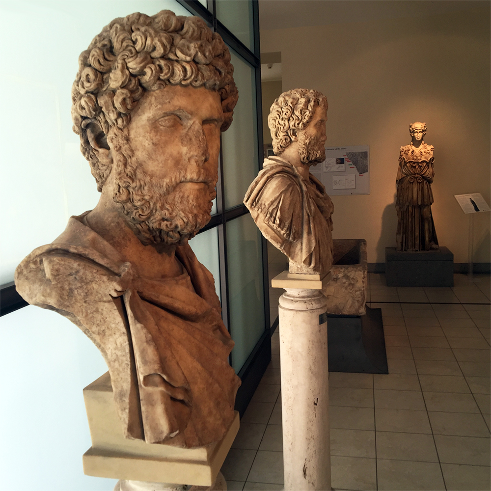 Museo Arqueológico de Civitavecchia - Cabeza de Marco Aurelio
