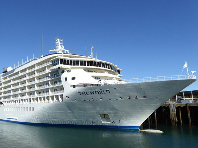 The World, el exclusivo Crucero Residencia en Civitavecchia