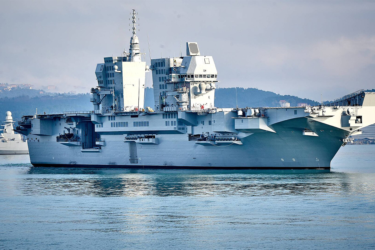Portaerei Trieste. Fonte: Wikipedia Marina militare italiana