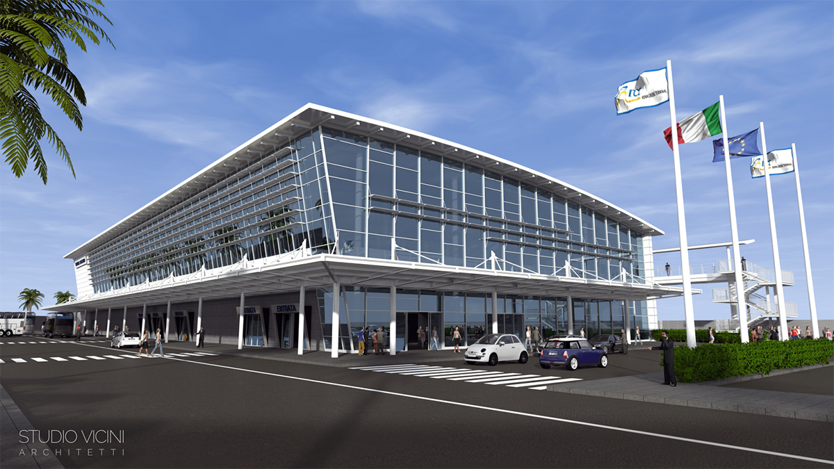 Il nuovo Terminal Crociere RCT al Porto di Civitavecchia: il progetto