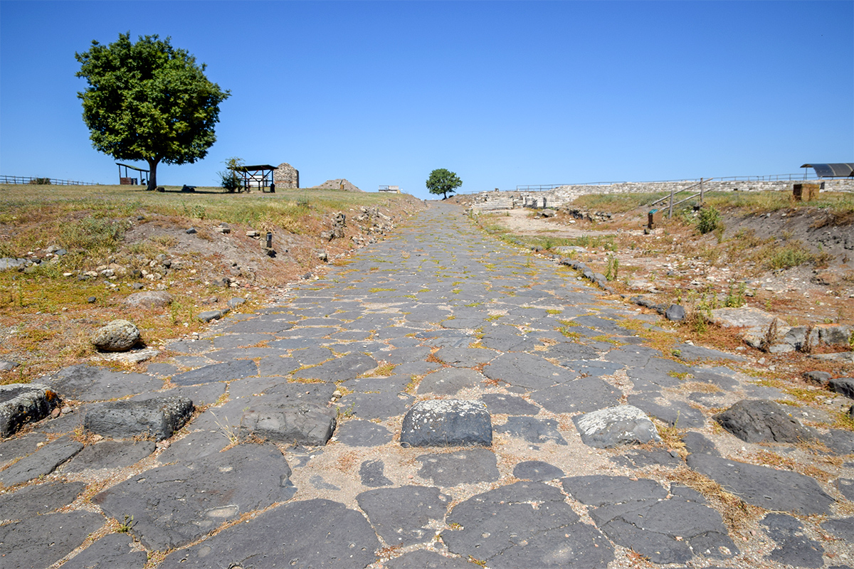 A route in Vulci Archaeological Park (Montalto di Castro)
