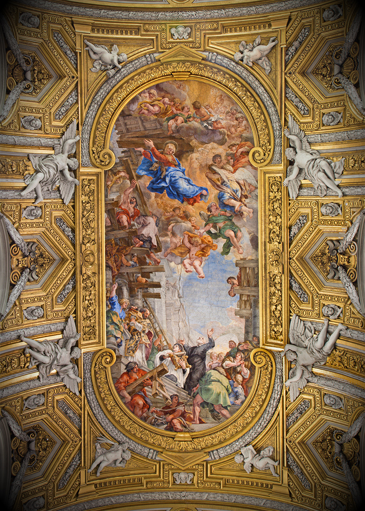 Chiesa di S. Maria in Vallicella, e Casa dei Preti della Cong.ne  dell'Oratorio - Chiesa Nuova / Roma Rome Rom by Vasi, Giuseppe  (1710-1782):: (1785) Art / Print / Poster