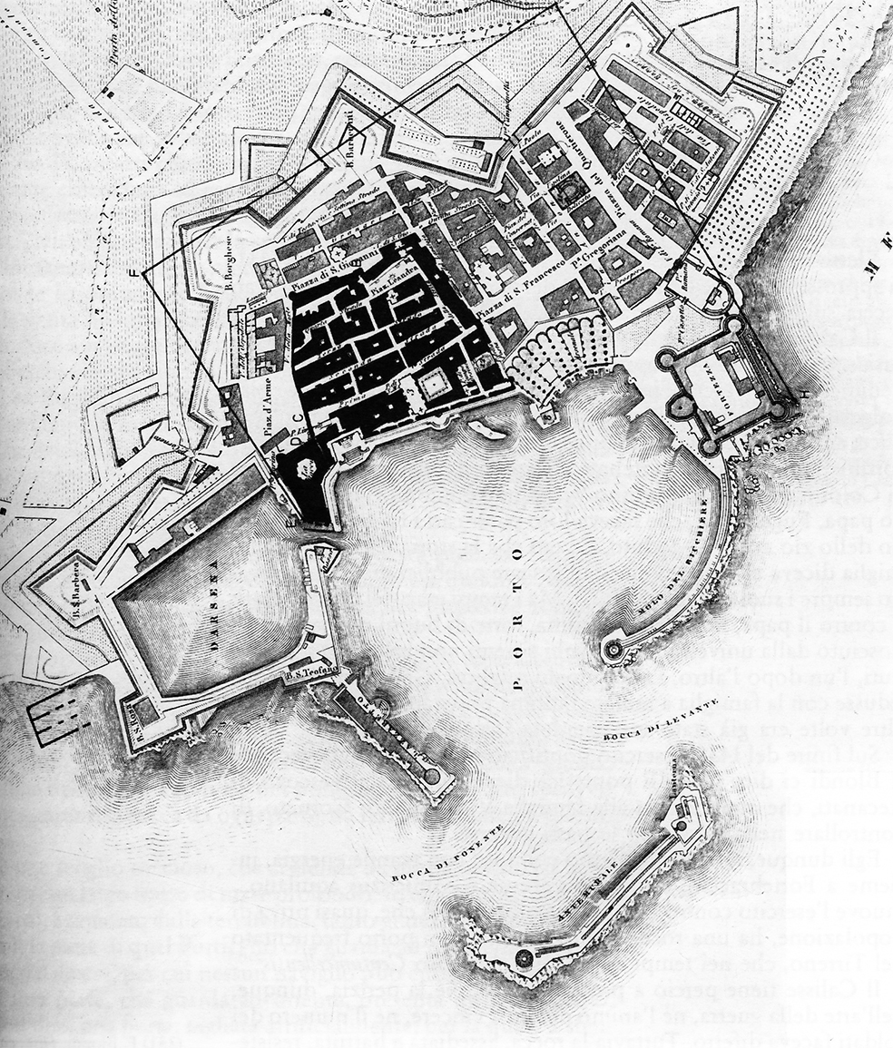 Come era il Porto di Civitavecchia nel 1850