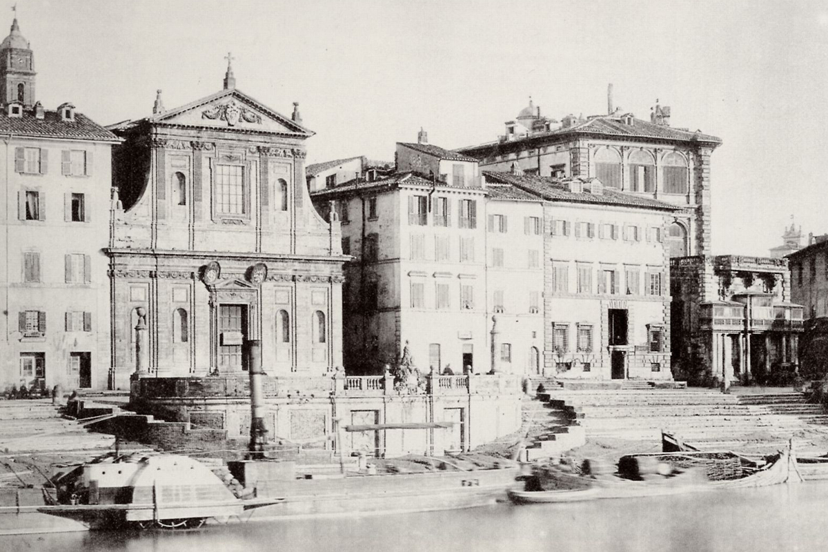 Il Porto di Ripetta in una suggestiva foto d'epoca - Wikipedia