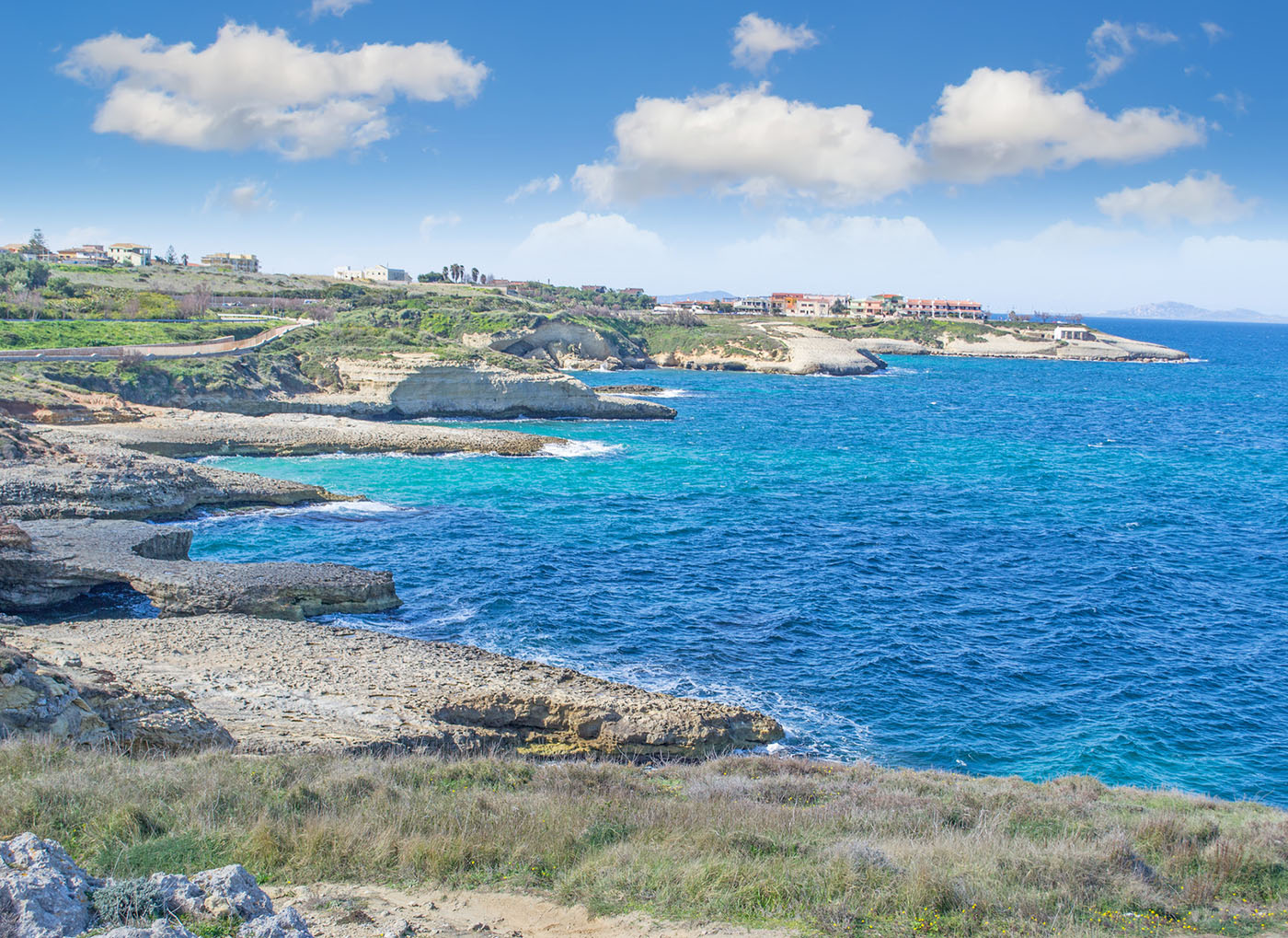 The splendid Sardinian sea of Porto Torres