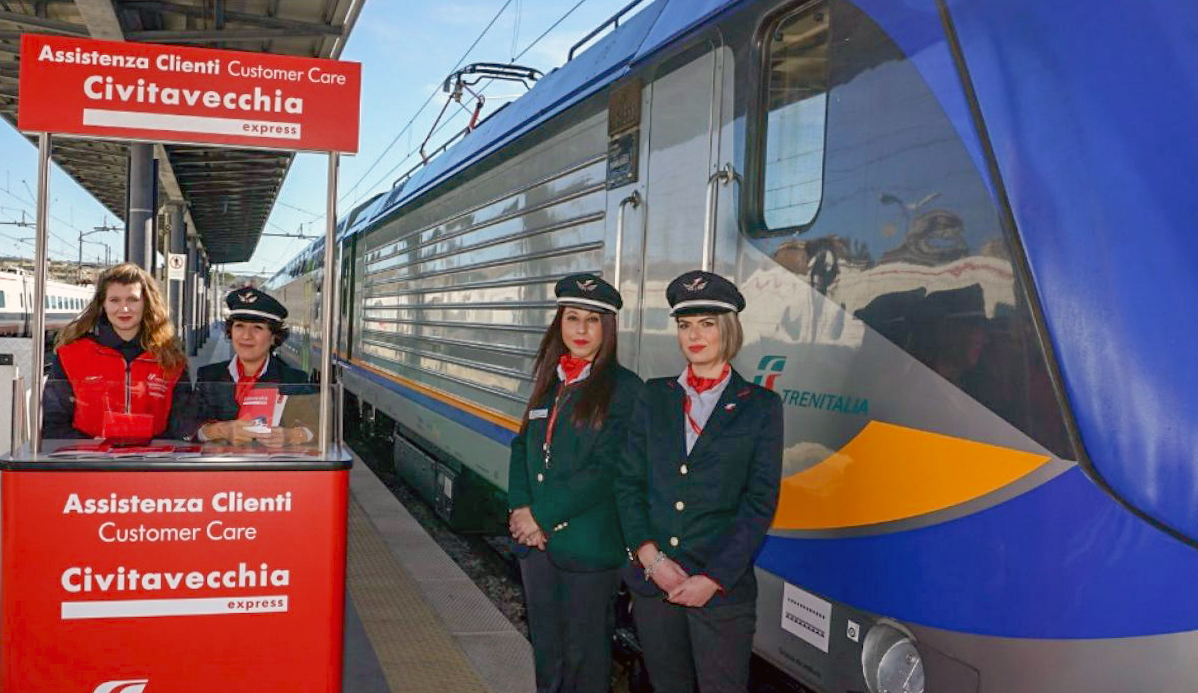 La presentación del Civitavecchia Express, nuevo tren para cruceristas