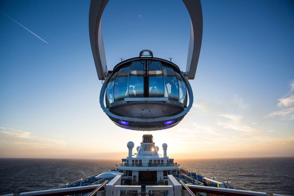 Quantum of the Seas - North Star ed i suoi panorami mozzafiato a 360°