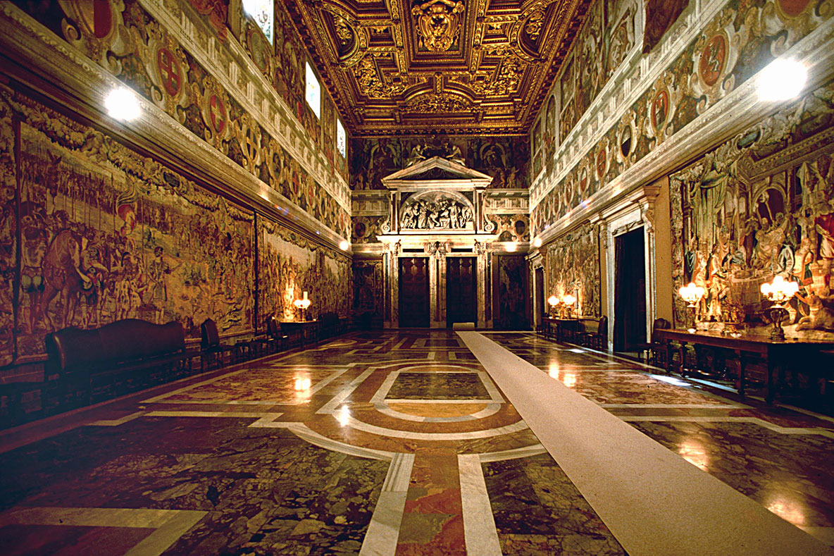 La sala dei Corazzieri La sala dei Corazzieri