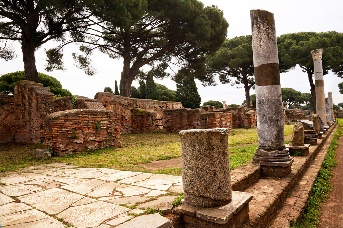 The Ruins of Ostia Antica