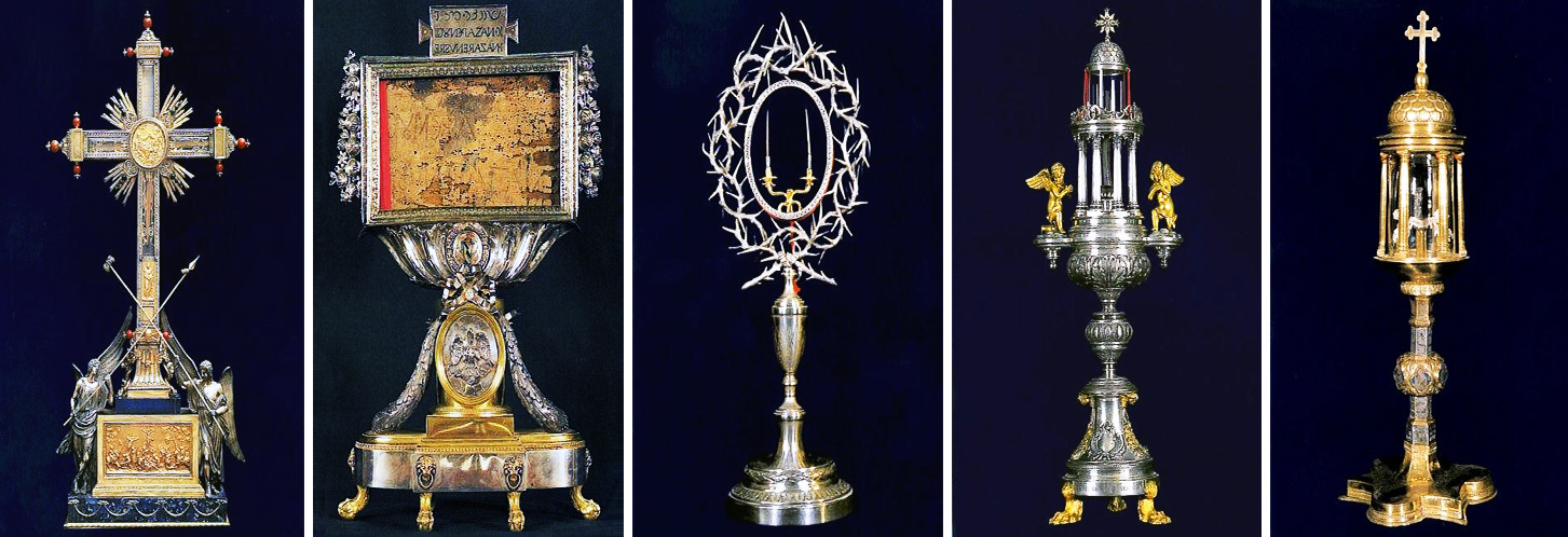 Relics of the Basilica of the Holy Cross in Jerusalem