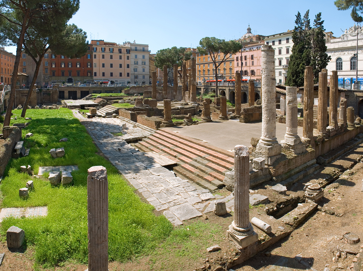 Ruins of the Sacred Area at Largo di Torre Argentina