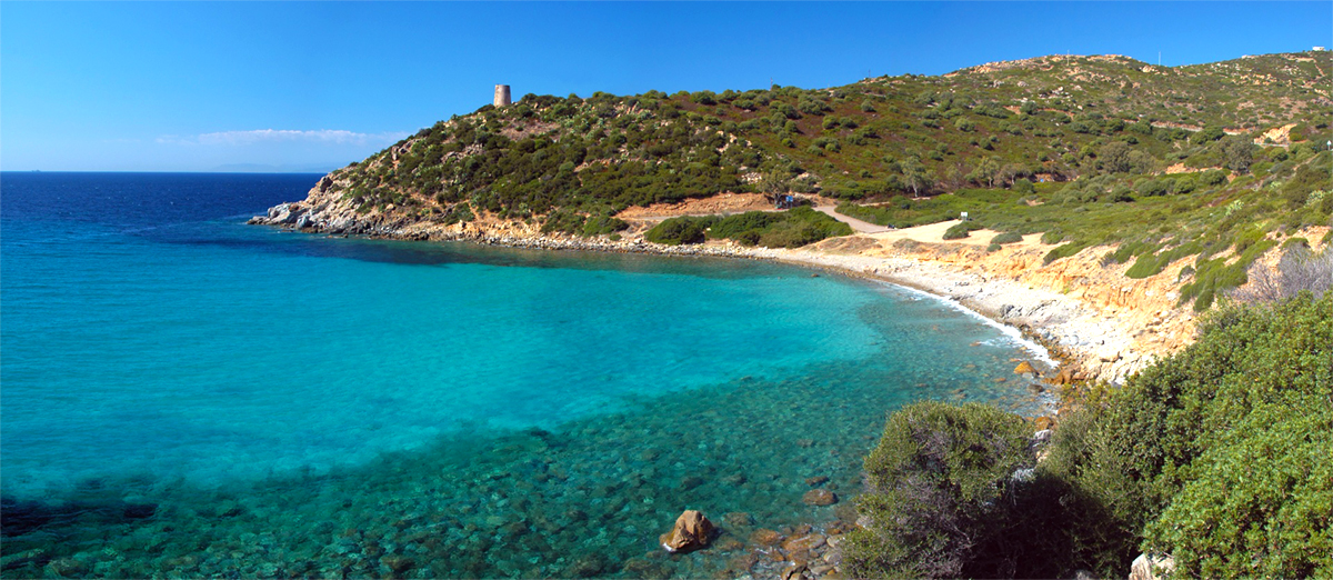 Playa de Cala Regina (fuente: Sardegna Digital Library)