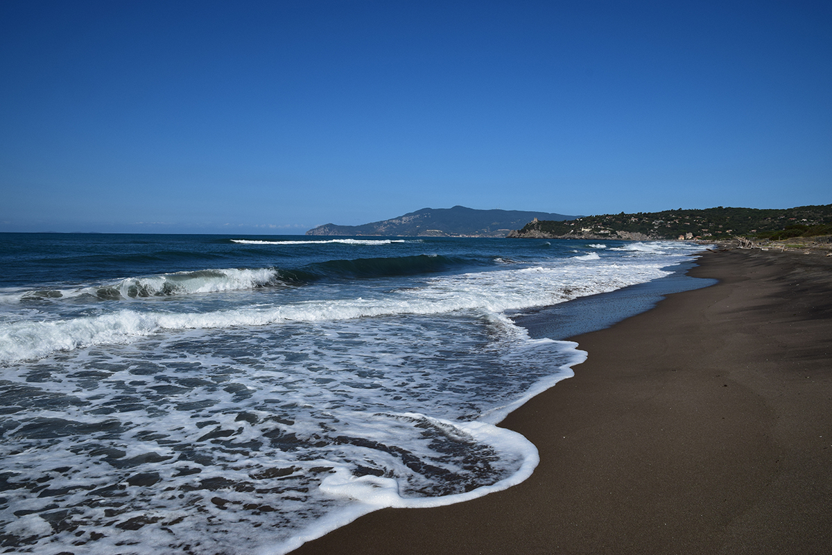 Mar de Capalbio: más de 12 quilómetros de playas