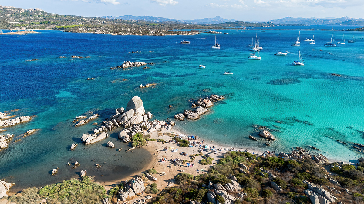 Playa Testa del Polpo, Isla de la Magdalena
