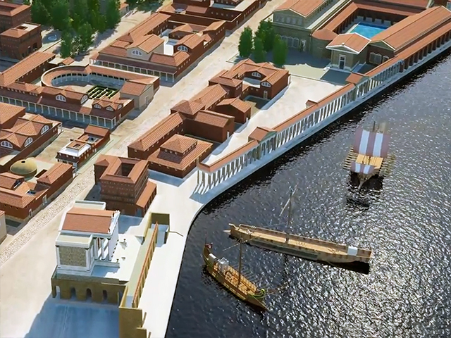 Traiano e il Porto di Civitavecchia: la video ricostruzione storica in 3D
