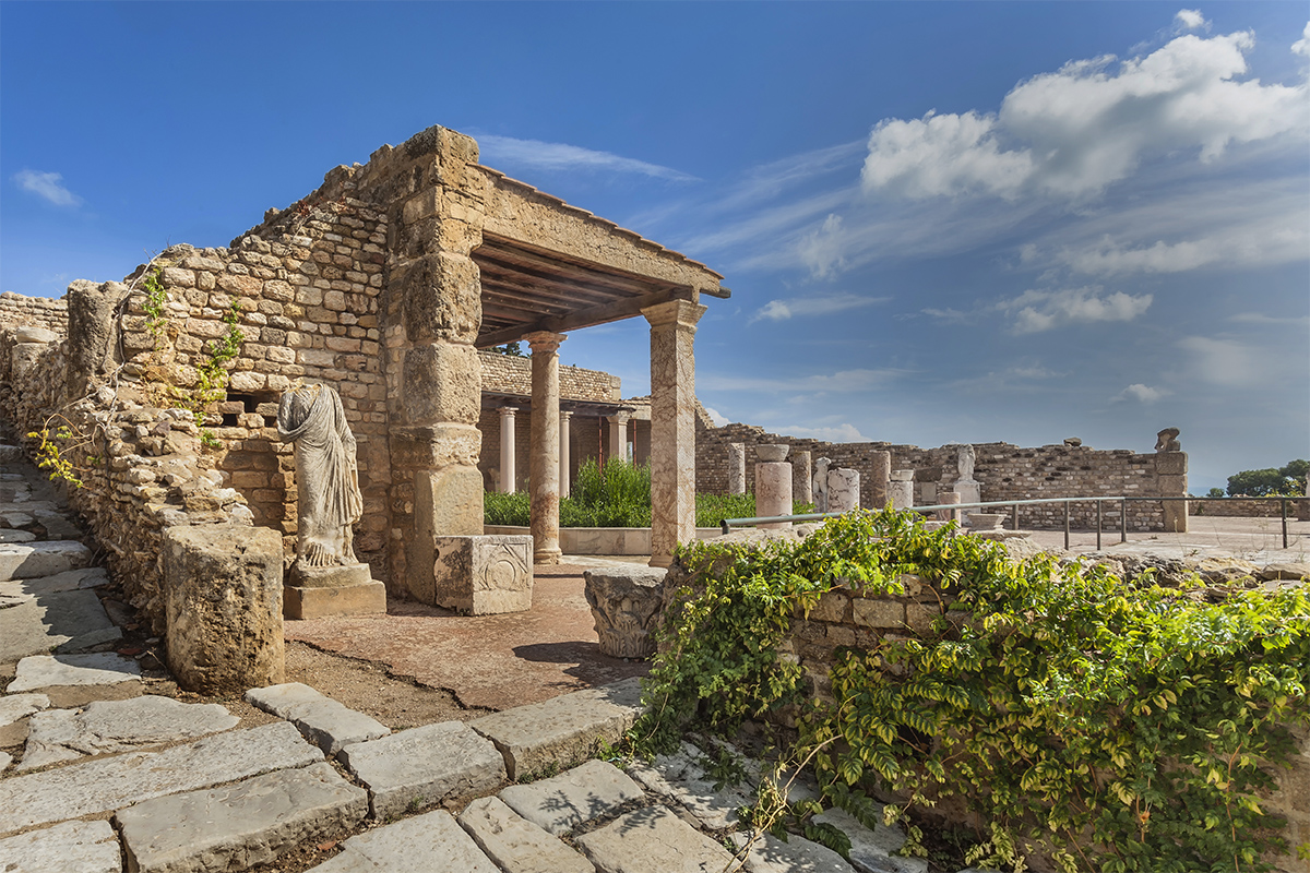 Antiguas ruina de Cartago (Túnez)