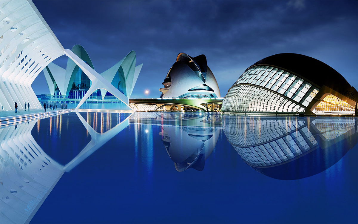 La Città dell'Arti e della Scienza a Valencia