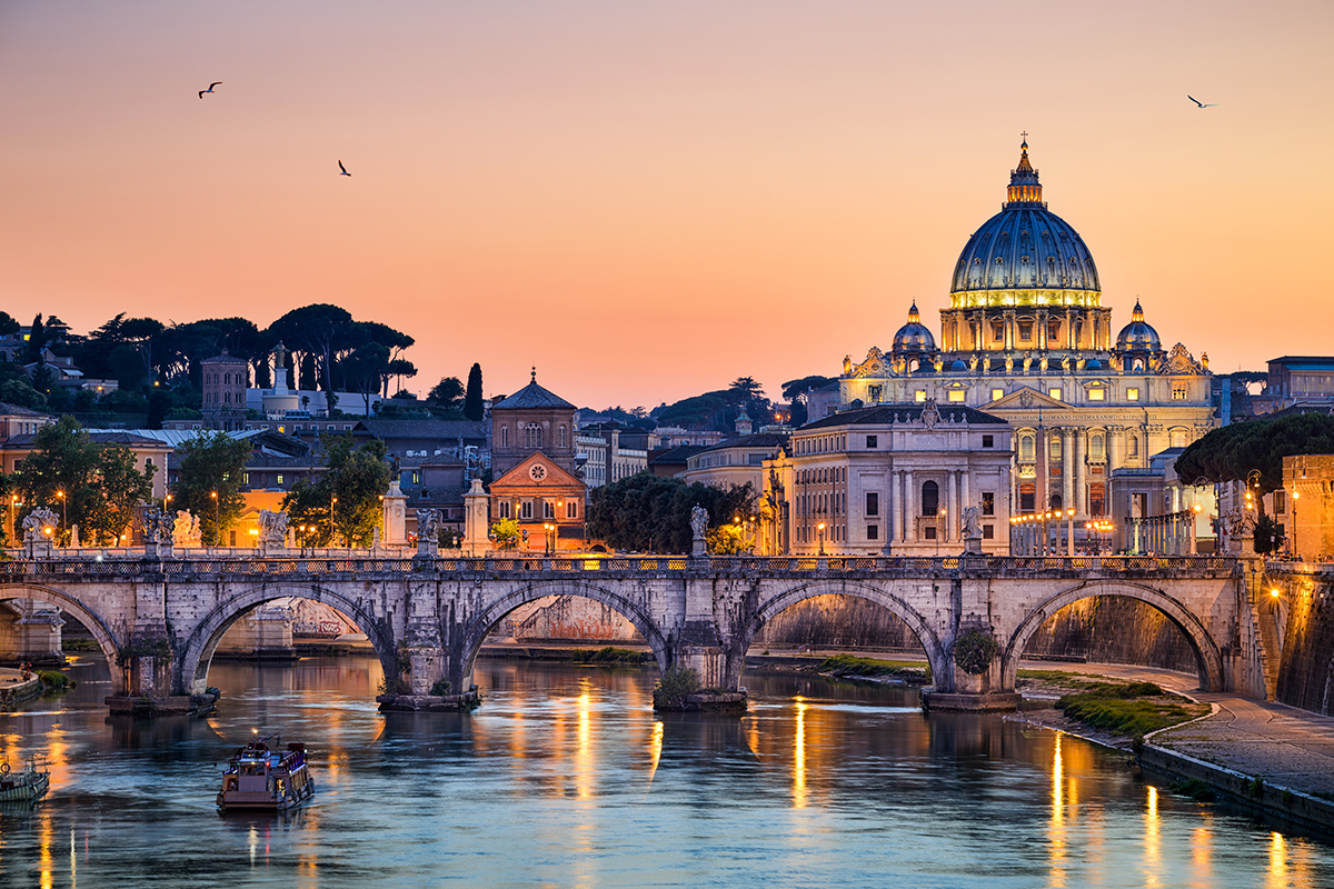 Beautiful panoramic views ot Saint Peter's Dome