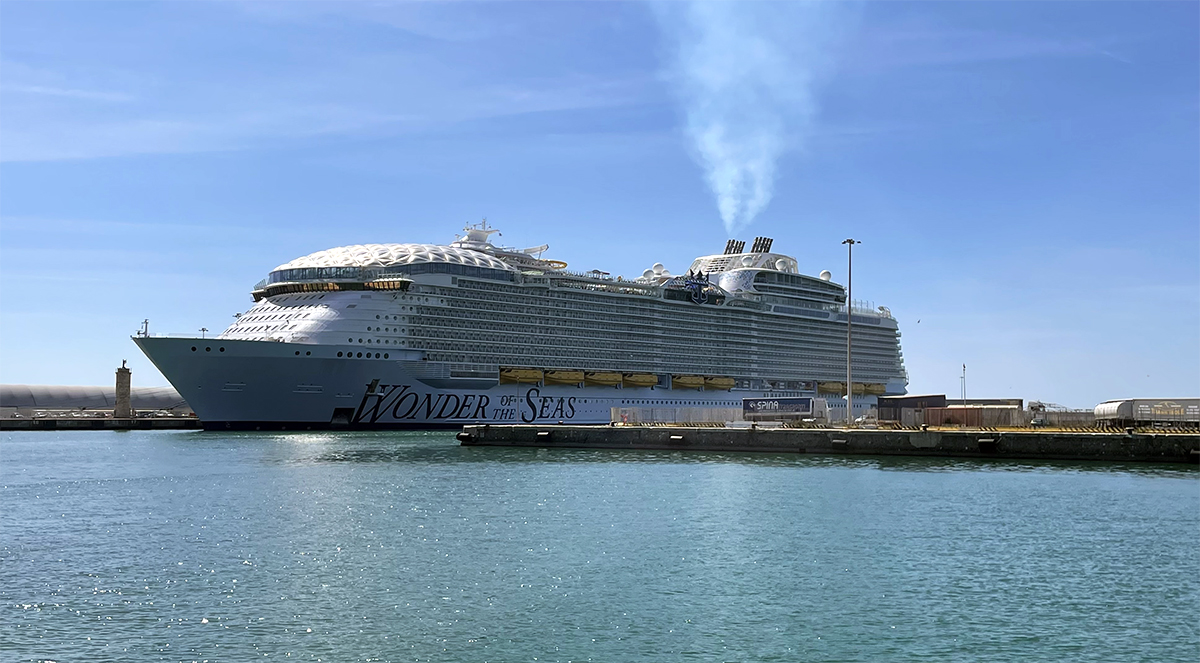 Cruises at the port of Civitavecchia - November 2022